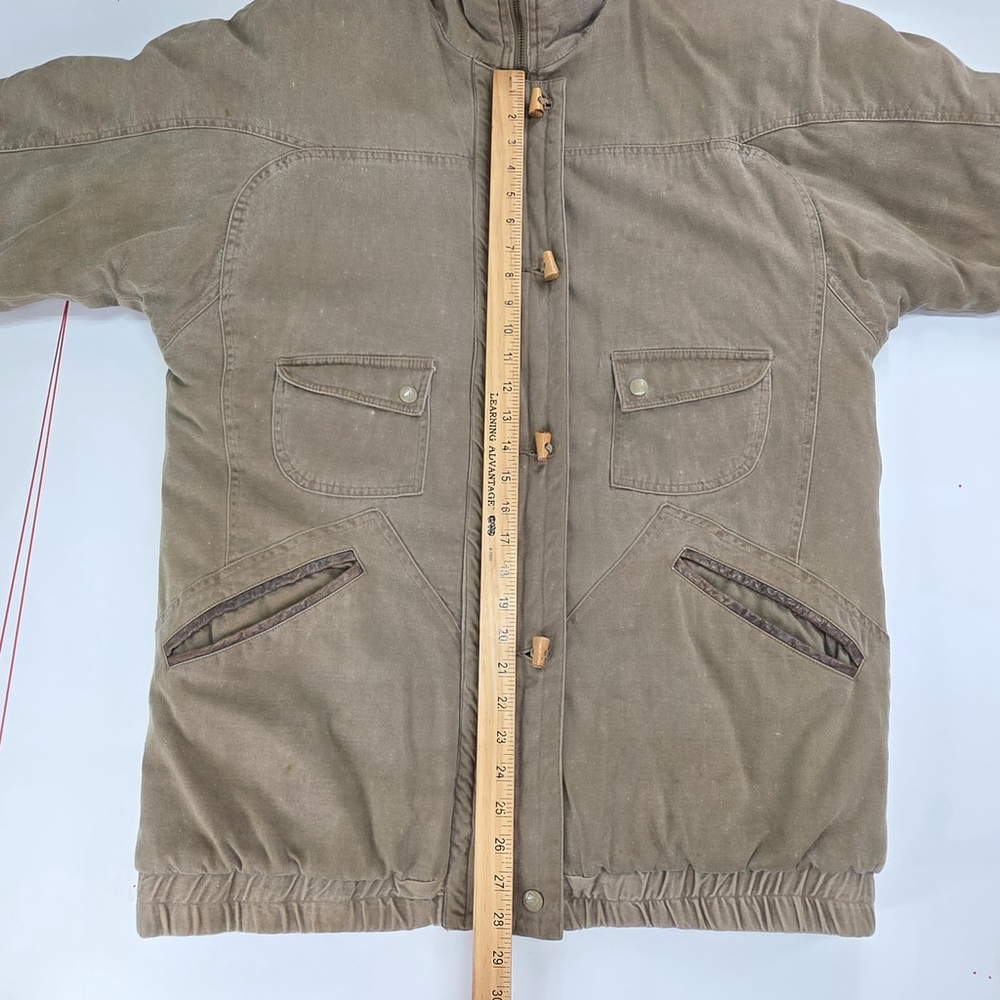 Americana Workwear Andy Johns Sherpa Lined Field Jacket Men M tan Ranch Coat - Picture 12 of 13